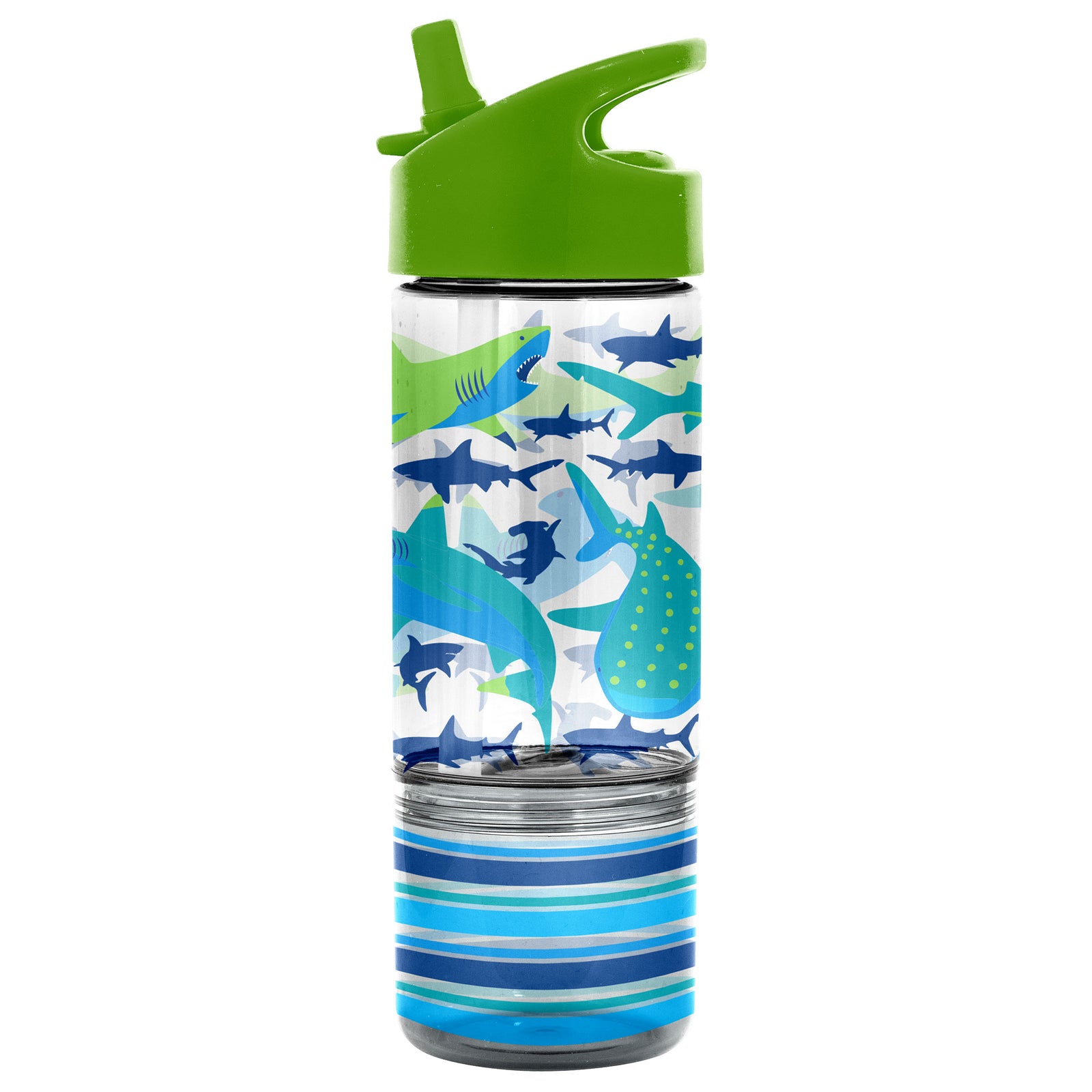 Stephen Joseph Sip And Snack Shark Water Bottle