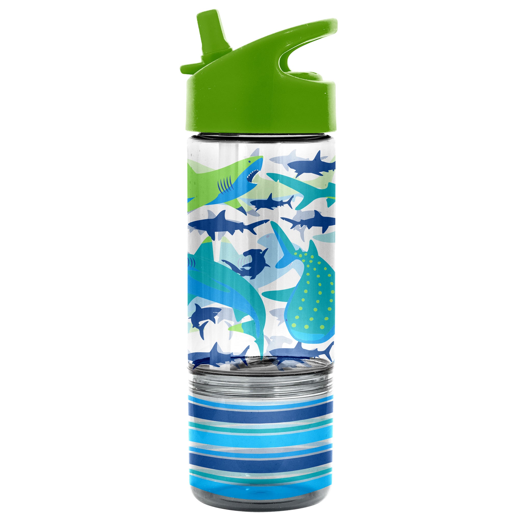 Stephen Joseph Sip And Snack Shark Water Bottle