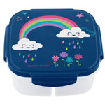 Stephen Joseph Snack Box With Ice Pack Rainbow