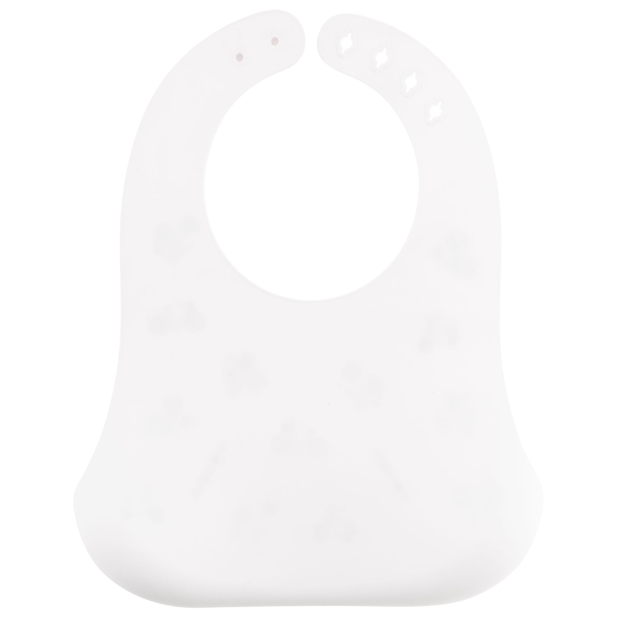 ALL OVER PRINT SILICONE BIB BLACK & WHITE