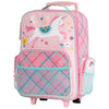 Stephen Joseph Classic Rolling Luggage 18 inch Pink Unicorn