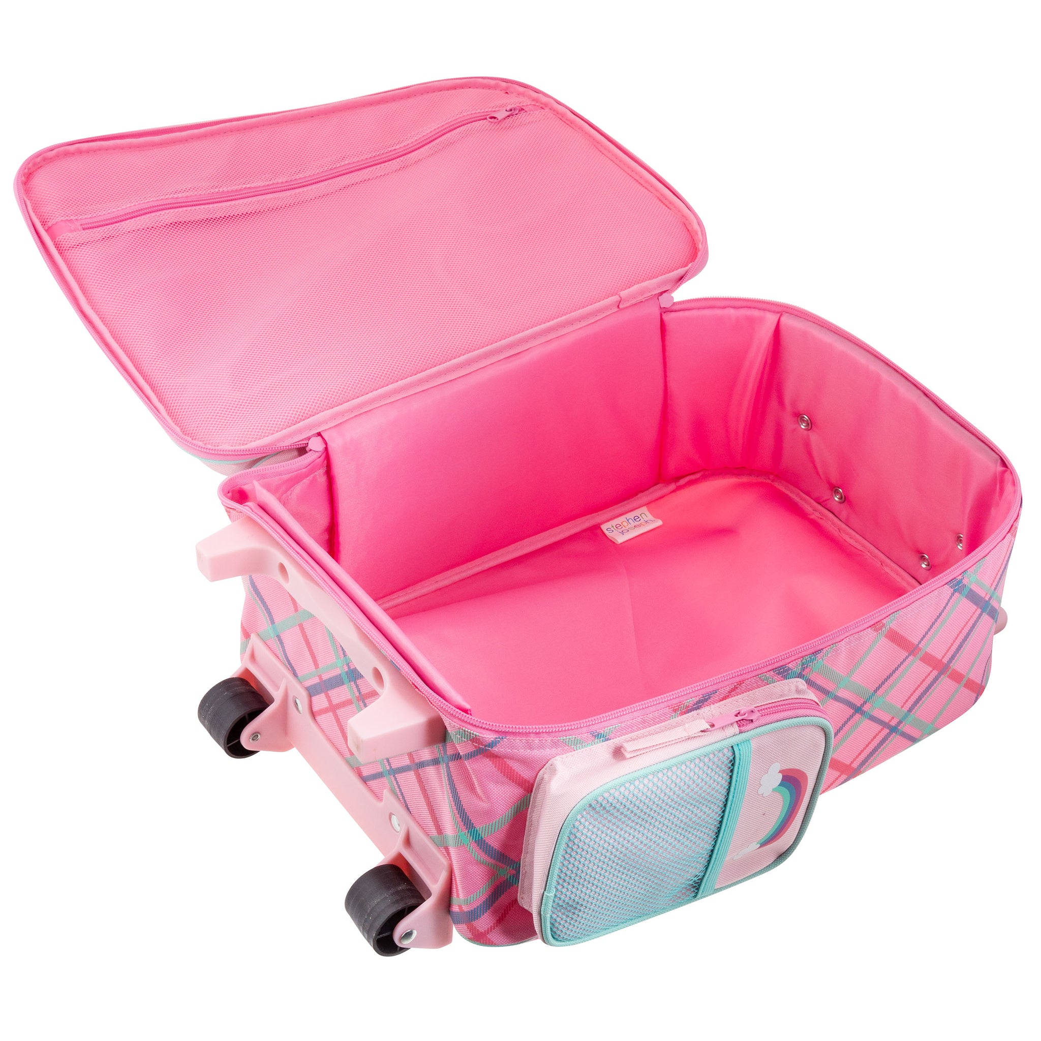 Stephen Joseph Classic Rolling Luggage 18 inch Pink Unicorn