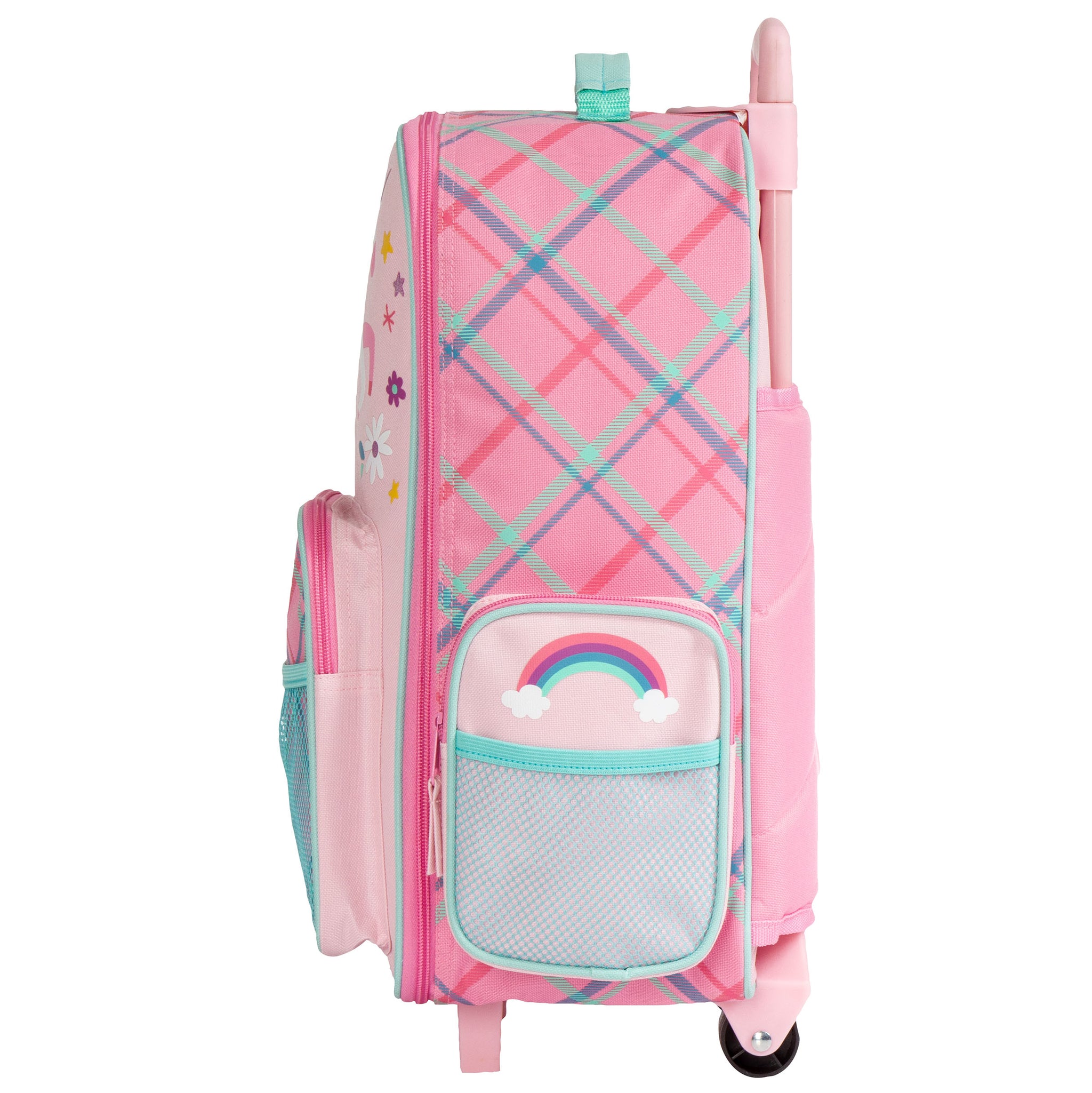 Stephen Joseph Classic Rolling Luggage 18 inch Pink Unicorn