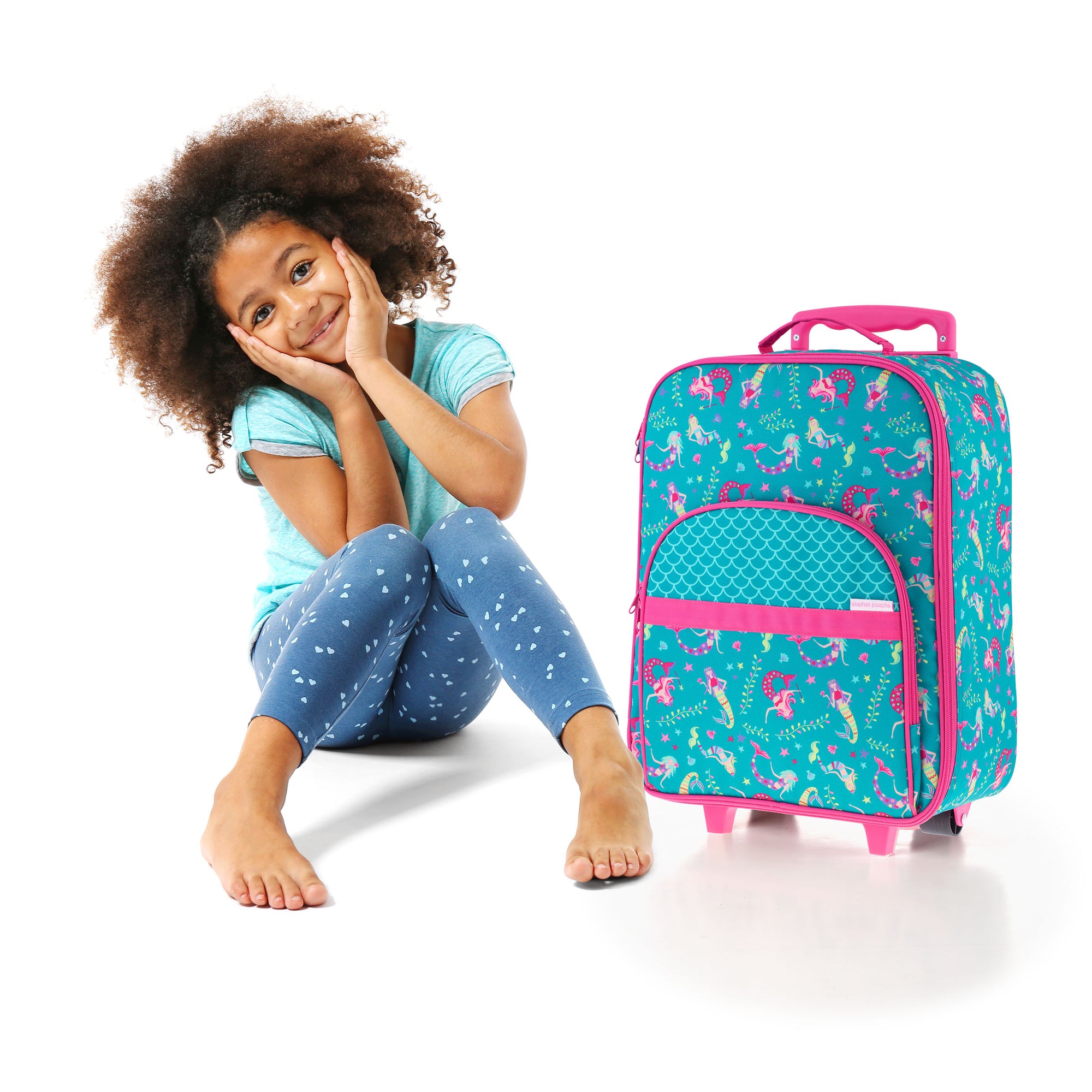 ALL OVER PRINT Luggage Mermaid f21