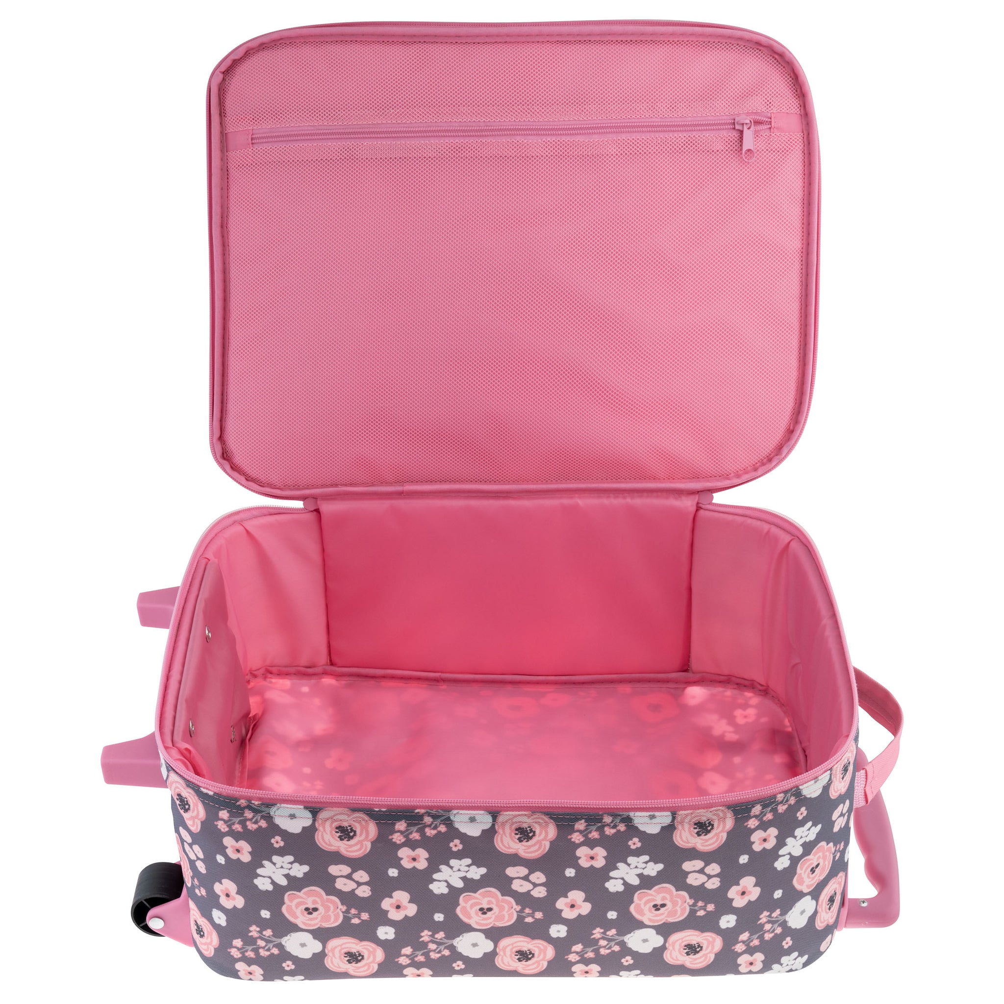 ALL OVER PRINT LUGGAGE CHARCOAL FLOWER