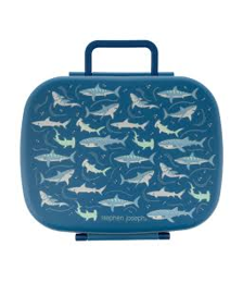 BENTO BOX WITH REMOVABLE TRAY SHARK (F24)