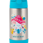 DOUBLE WALL STAINLESS STEEL BOTTLE  MUSHROOM (F24)