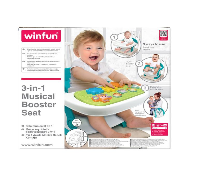 3-in-1 Musical Booster Seat
