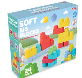 SOFT LARGE BLOCKS 24 PCS
