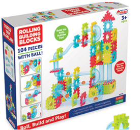 ROLLING BUILDING BLOCKS 104 PCS