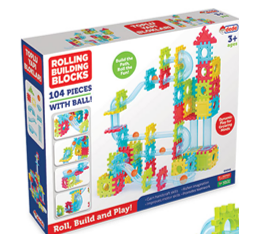 ROLLING BUILDING BLOCKS 138 PCS