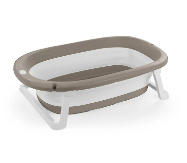FOLDABLE BABY BATHTUB - STONE GRAY