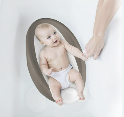 BABY BATH SUPPORT  - STONE GRAY