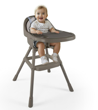 HIGH CHAIR - STONE GRAY