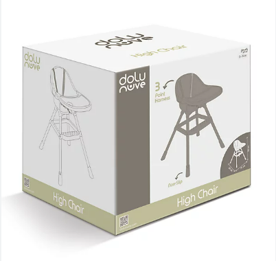 HIGH CHAIR - STONE GRAY