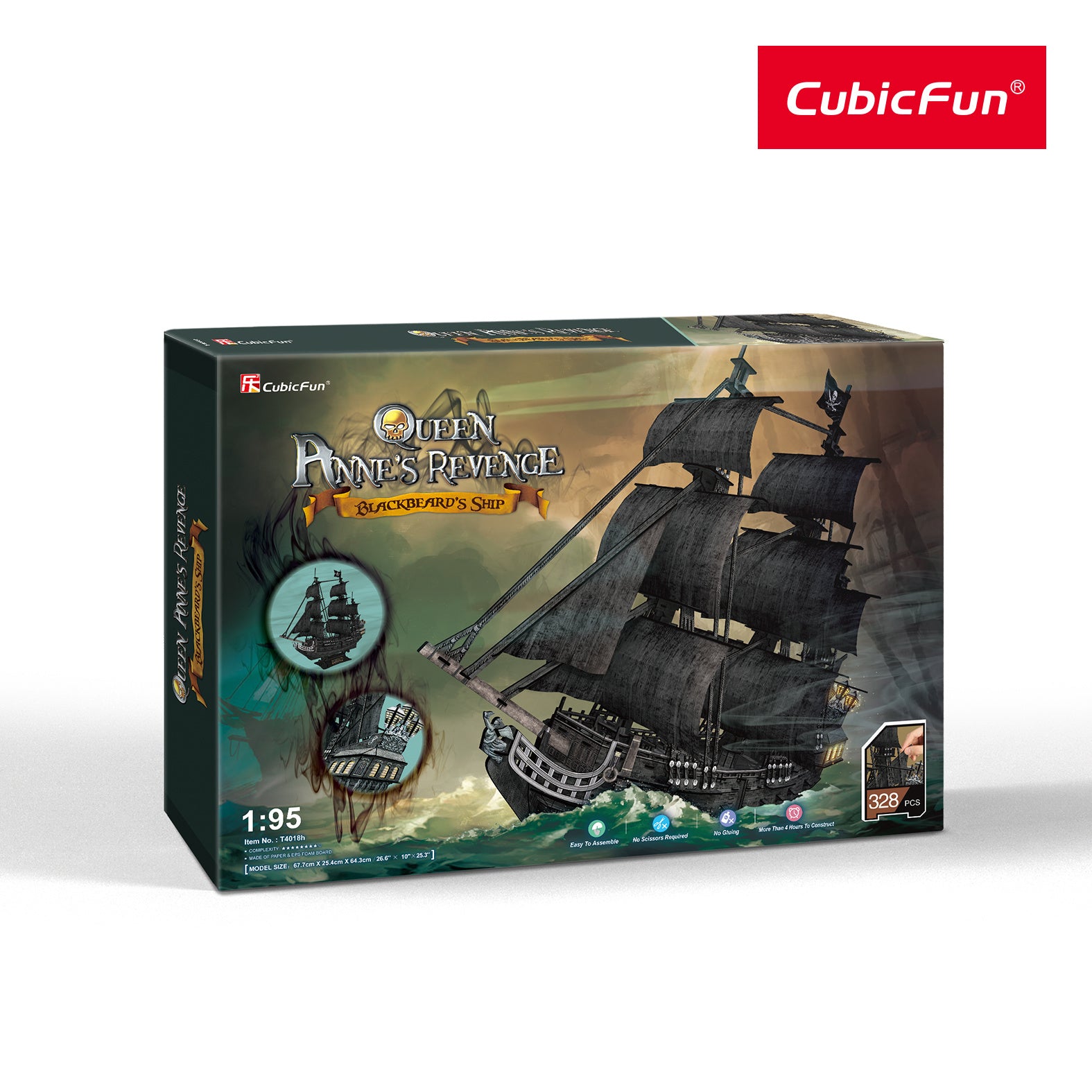 3d Puzzle Queen Anne's Revenge