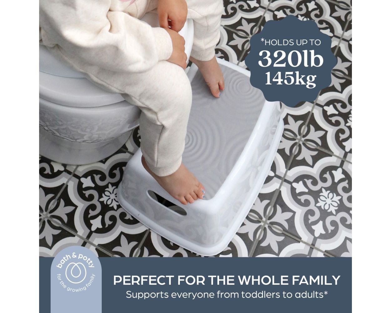 STEP STOOL - GREY