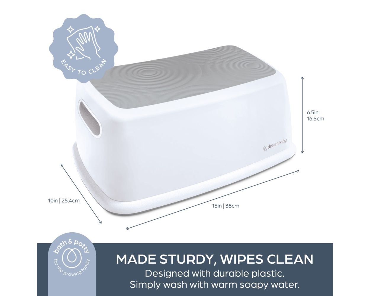 STEP STOOL - GREY