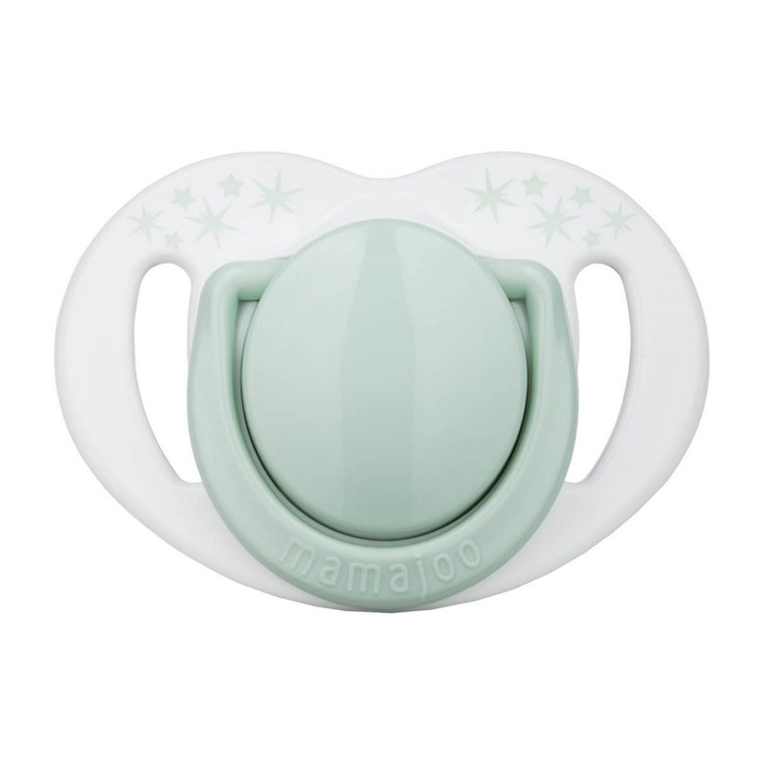 Twin Orthodontic Silicone Pacifiers - Green - 0M+