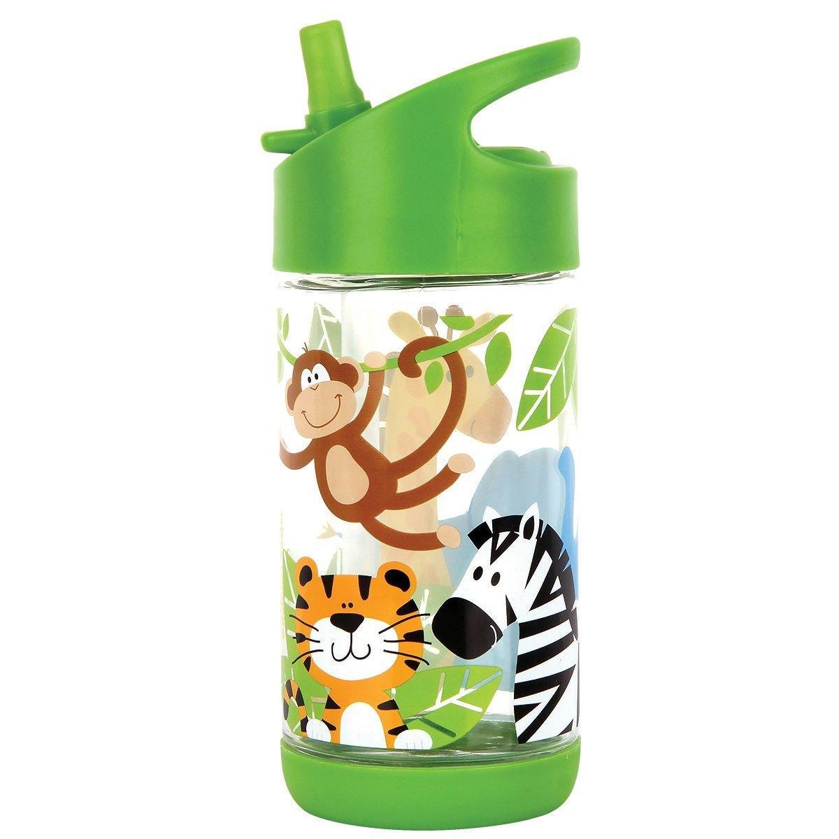 Stephen Joseph Flip Top Bottle Zoo Water Bottle